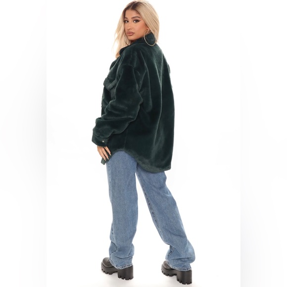 Fashionnova Faux Fur Shacket - Picture 4 of 4